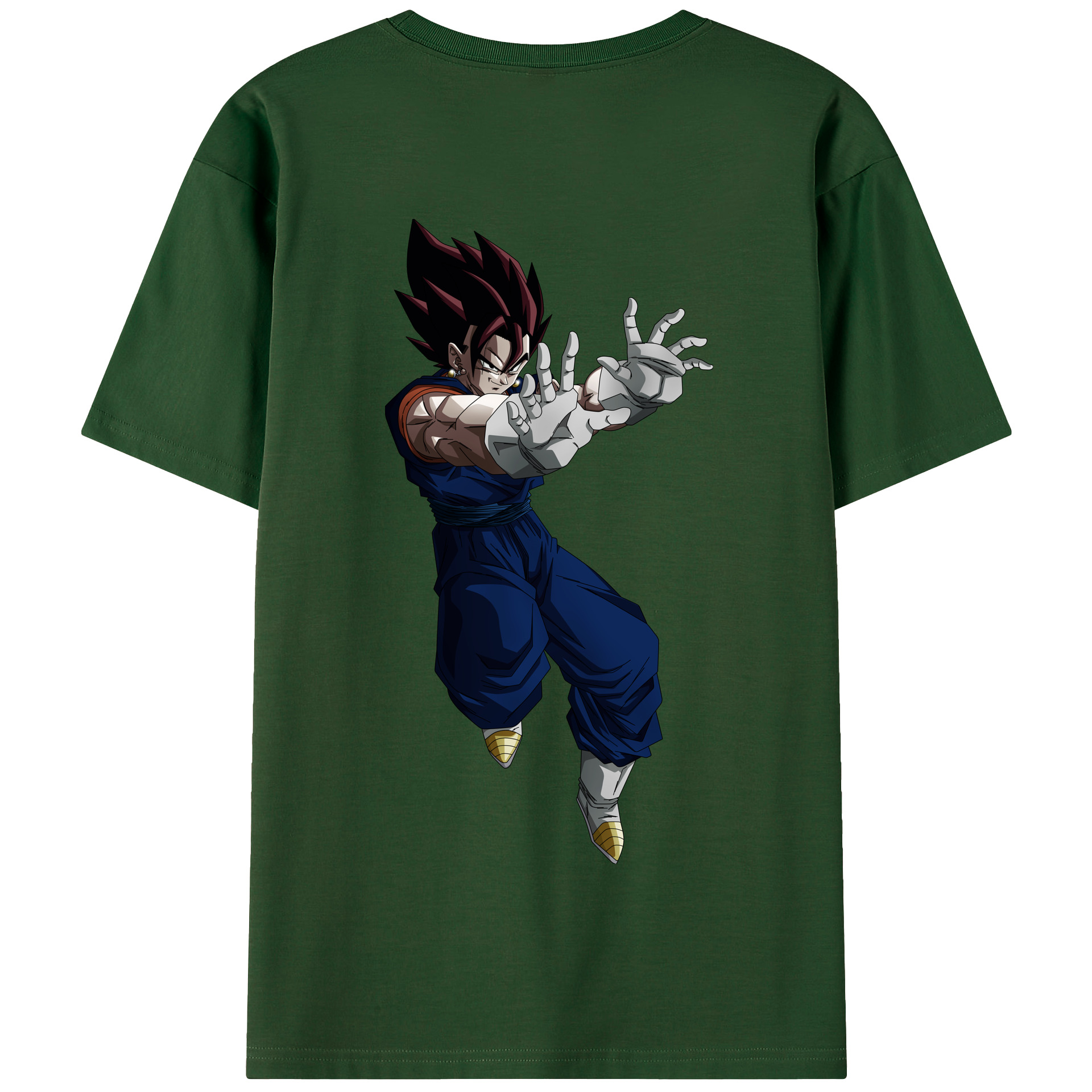 （画像用） ドラゴンボール ベジット DRAGON BALL Vegetto 綿100％半袖Tシャツ（背面プリント）